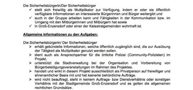 Sicherheitsbürgerinnen & Sicherheitsbürger